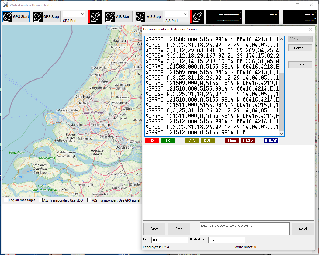 GPS en AIS Instellingen